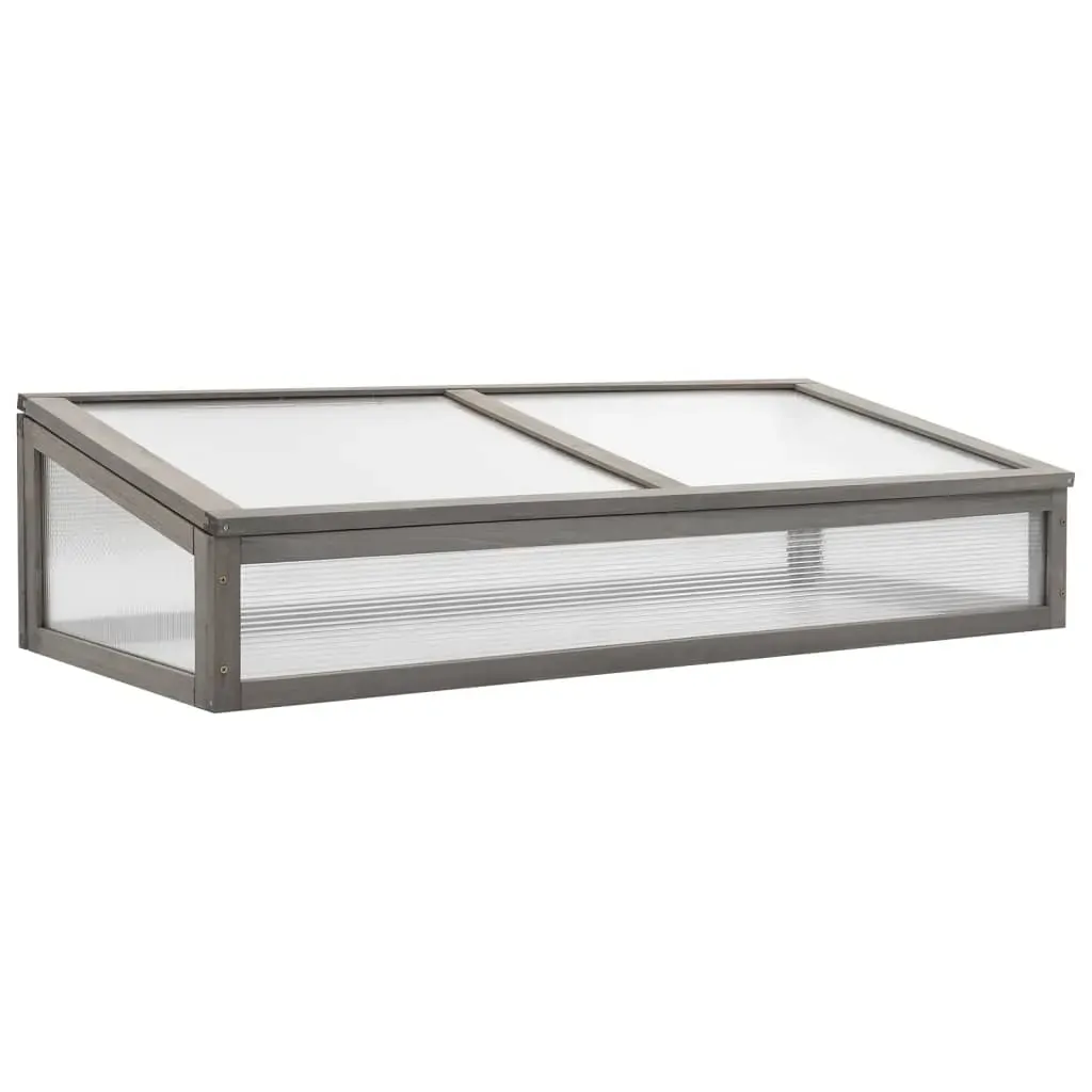 Raised Bed with Greenhouse 110x54x120 cm Solid Fir Wood Price