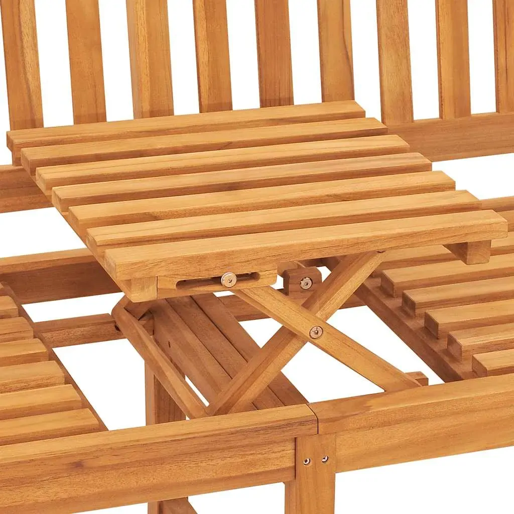 3-Seater Garden Bench with Table 150 cm Solid Teak Wood Price