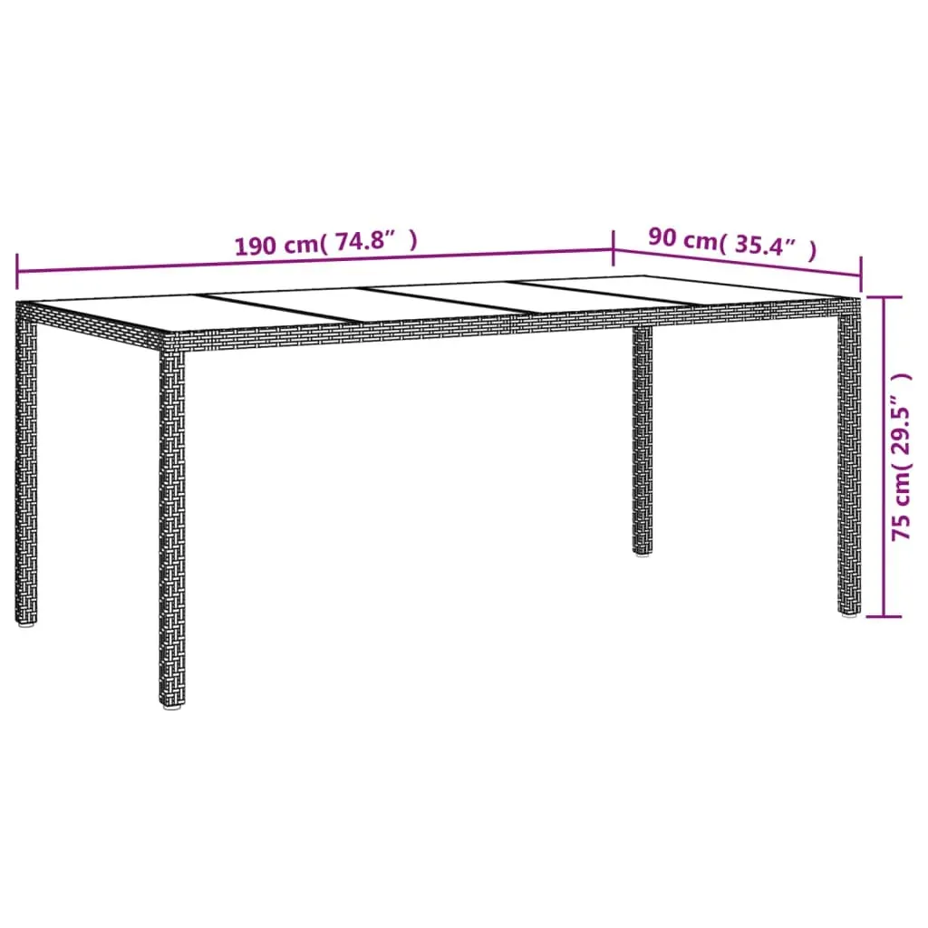7 Piece Garden Dining Set with Cushions Grey Poly Rattan Price