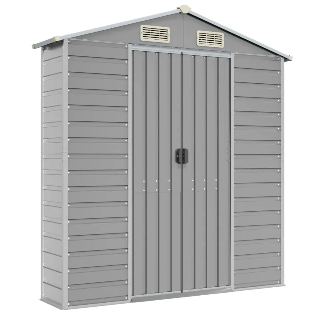 Garden Shed Light Grey 191x980x198 cm Galvanised Steel Price