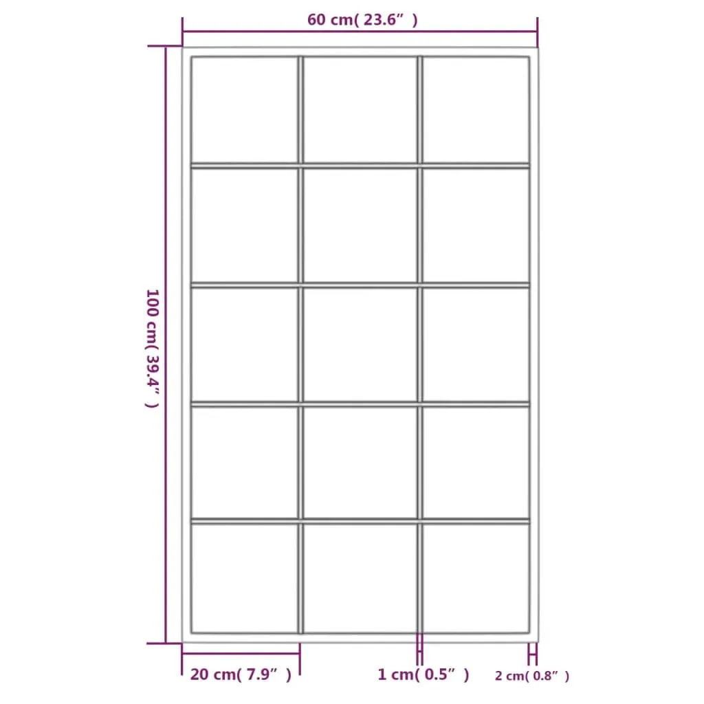 Wall Mirrors 2 pcs Black 100x60 cm Metal Price