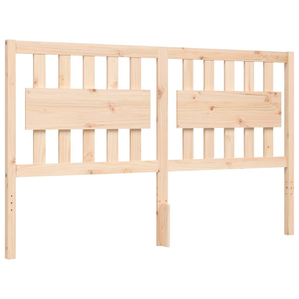Bed Frame without Mattress 150x200 cm Solid Wood Pine Price