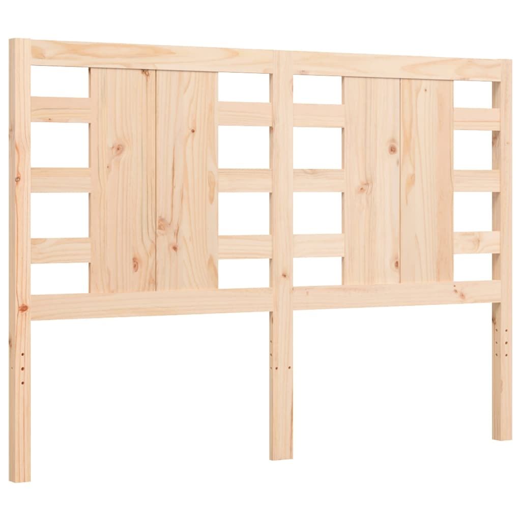 Bed Frame without Mattress 135x190 cm Solid Wood Pine Price