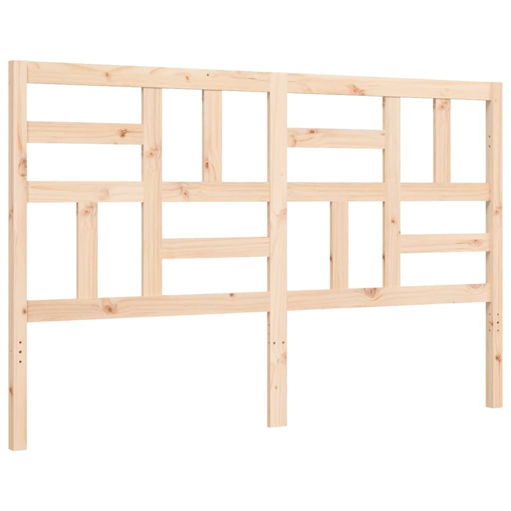 Bed Frame without Mattress 150x200 cm Solid Wood Pine Price