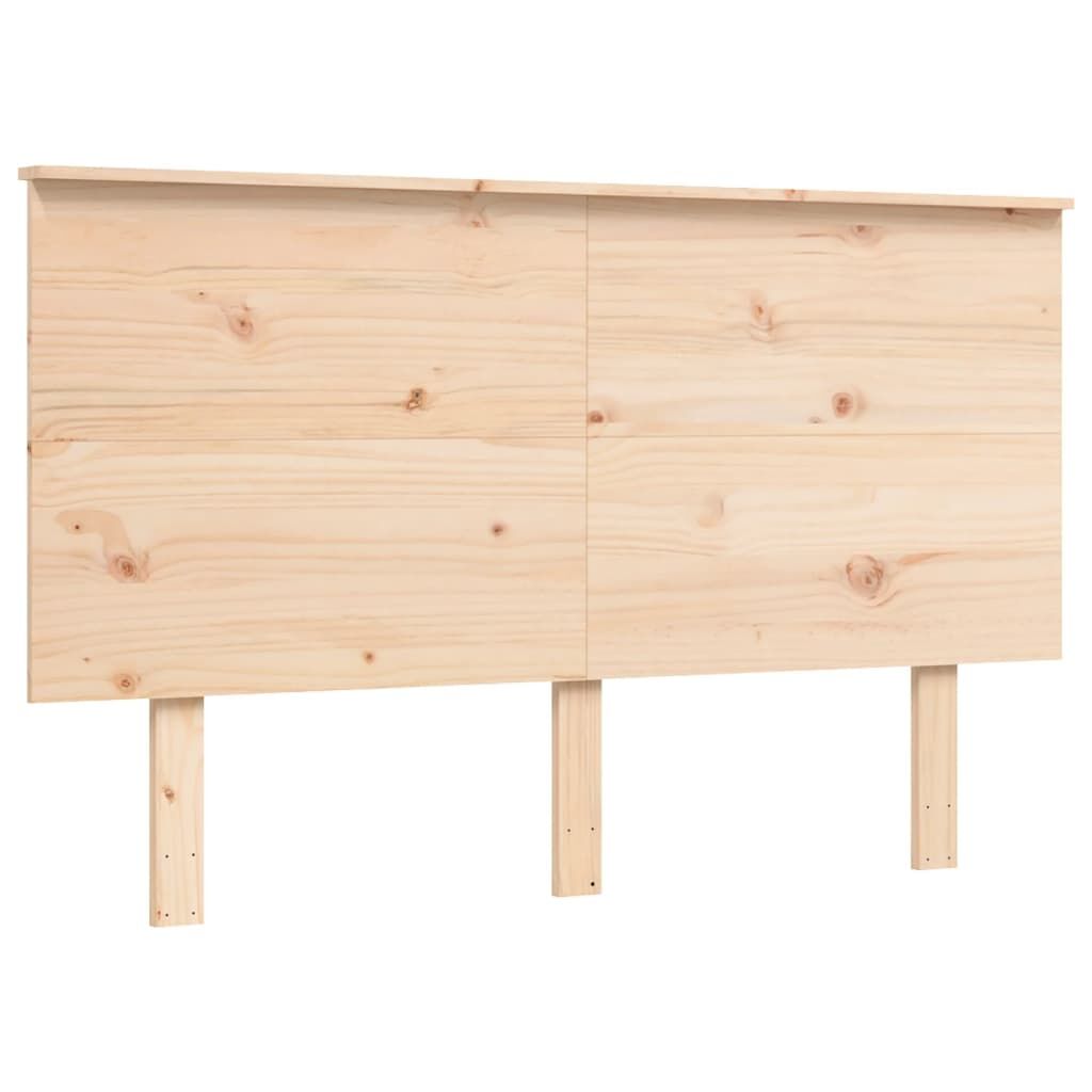Bed Frame without Mattress 135x190 cm Solid Wood Pine Price