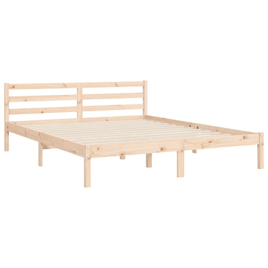 Bed Frame without Mattress 150x200 cm Solid Wood Price