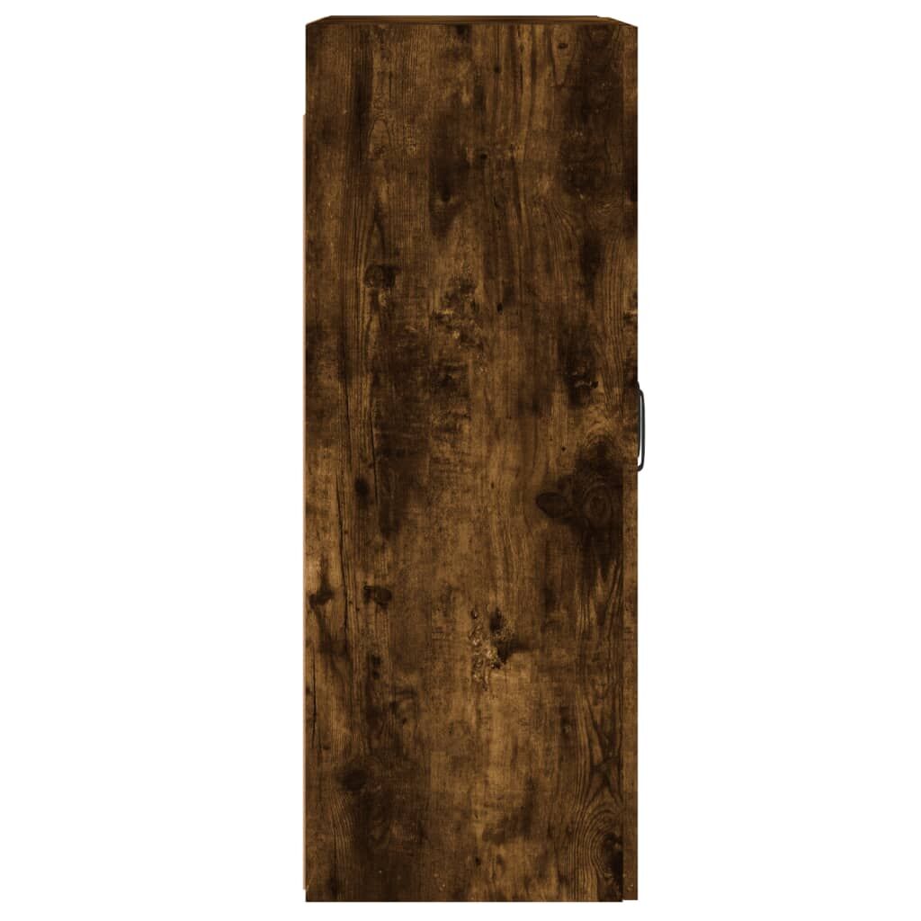 Wall Mounted Cabinets 2 pcs Smoked Oak Engineered Wood Price