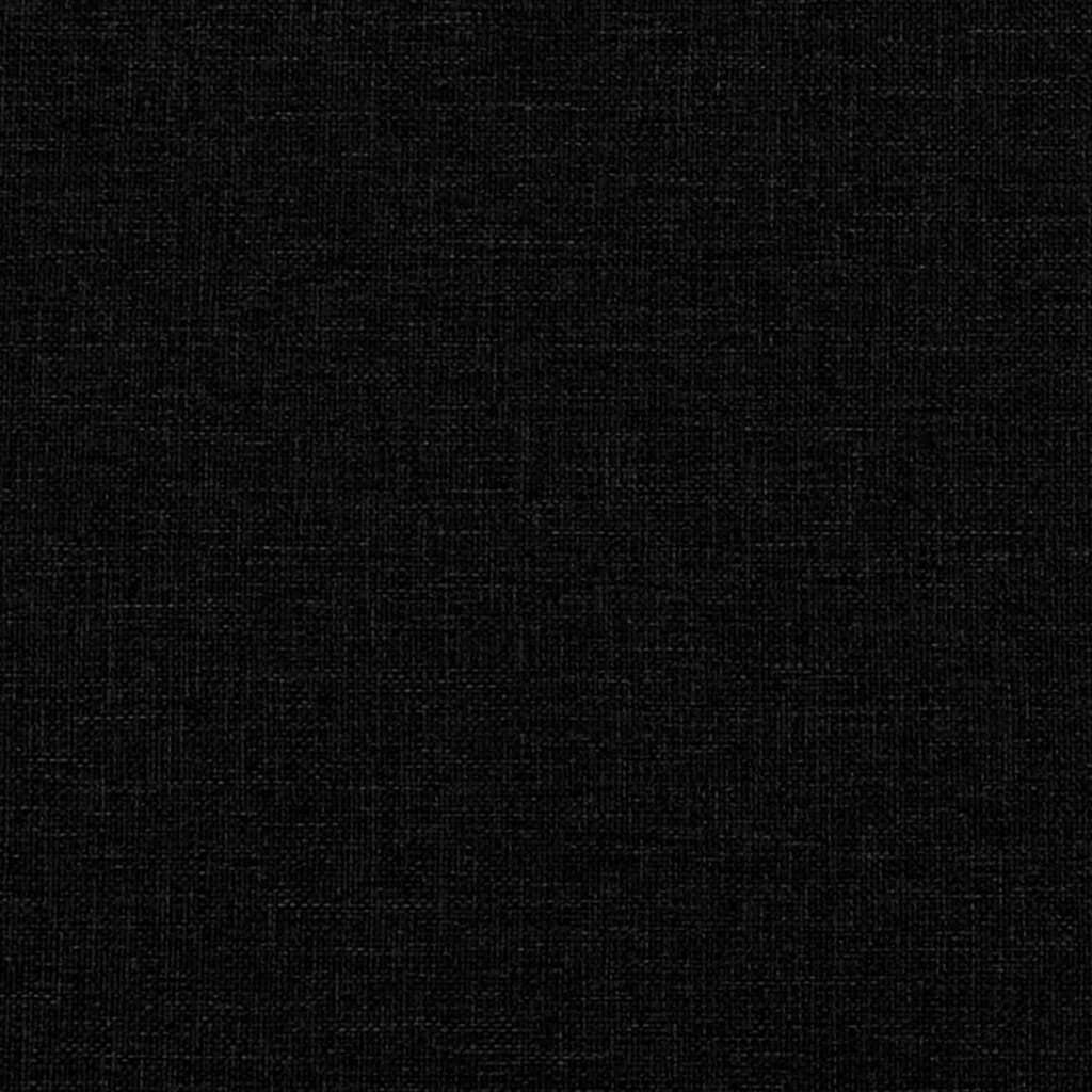 3 Piece Sofa Set with Pillows Black Fabric Price