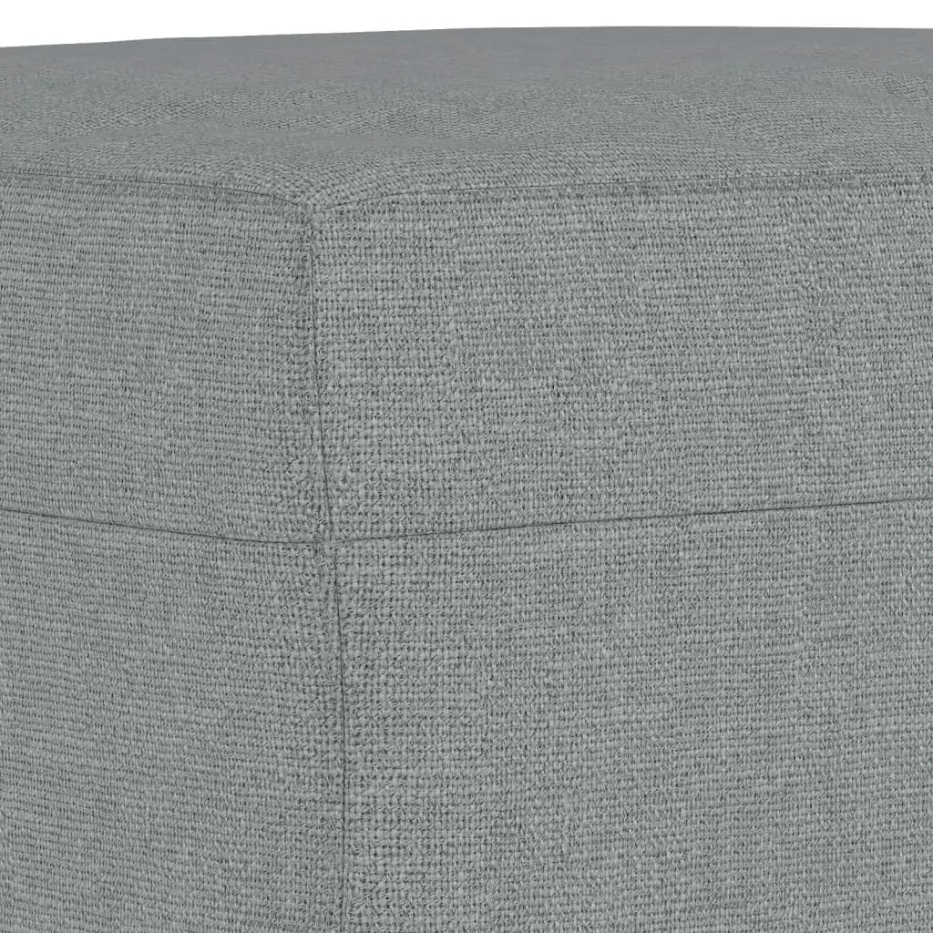4 Piece Sofa Set with Pillows Light Grey Fabric Price