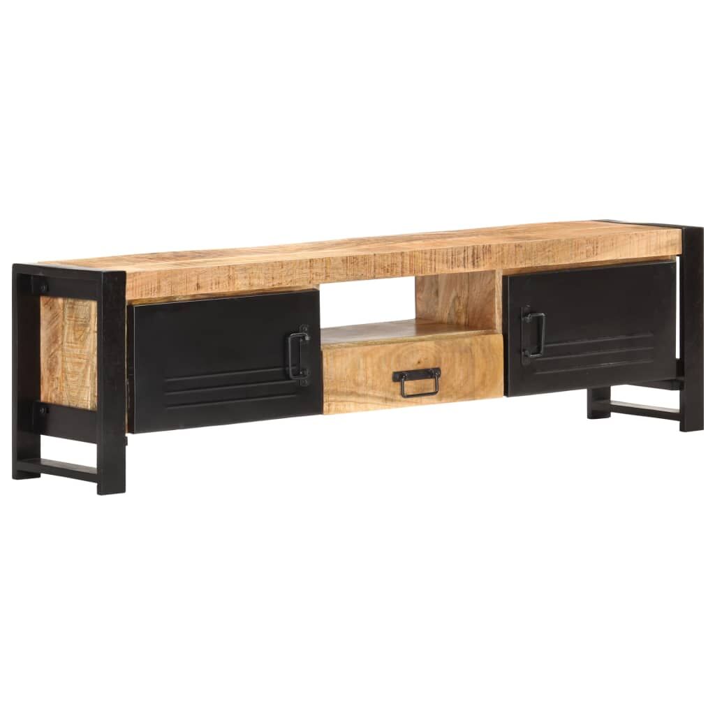 TV Cabinet 140x30x40 cm Rough Mango Wood Price