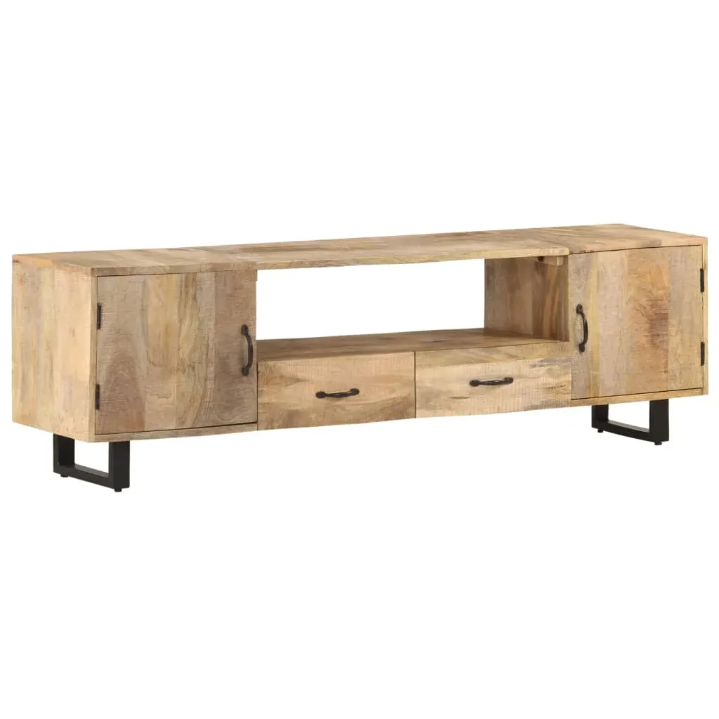 TV Cabinet 160x30x45 cm Solid Mango Wood Price