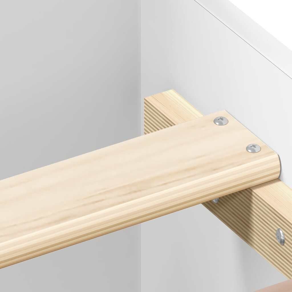 Bed Frame without Mattress White 135x190 cm Price