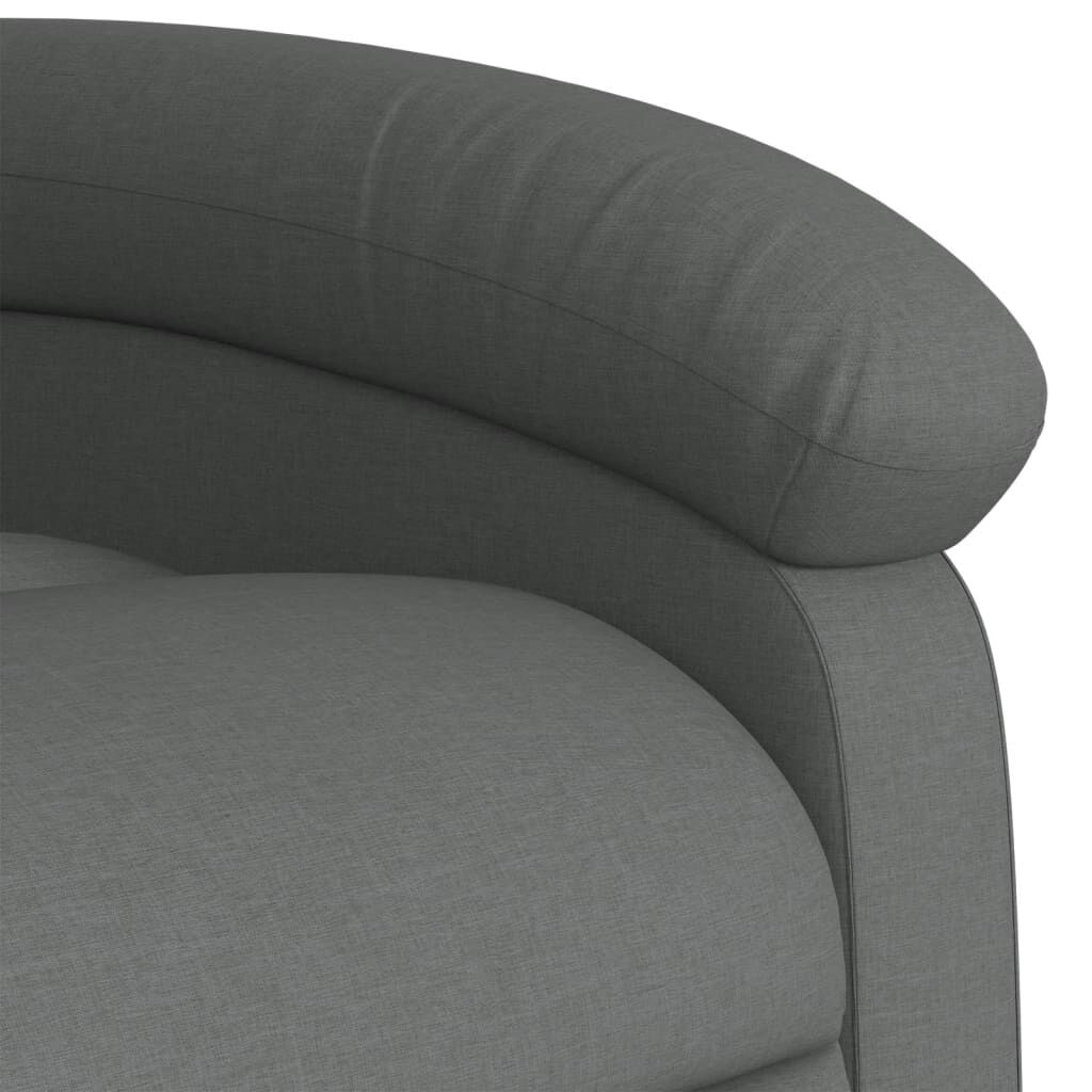 Recliner Chair Dark Grey Fabric Price