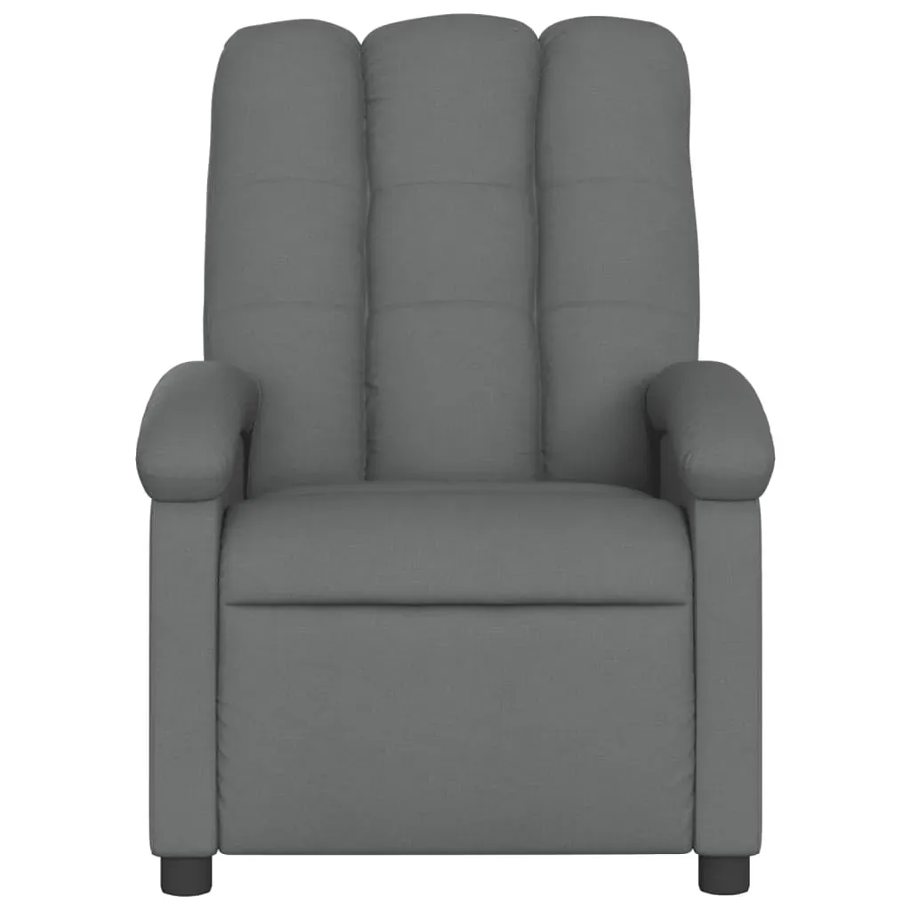 Electric Massage Recliner Chair Dark Grey Fabric Price