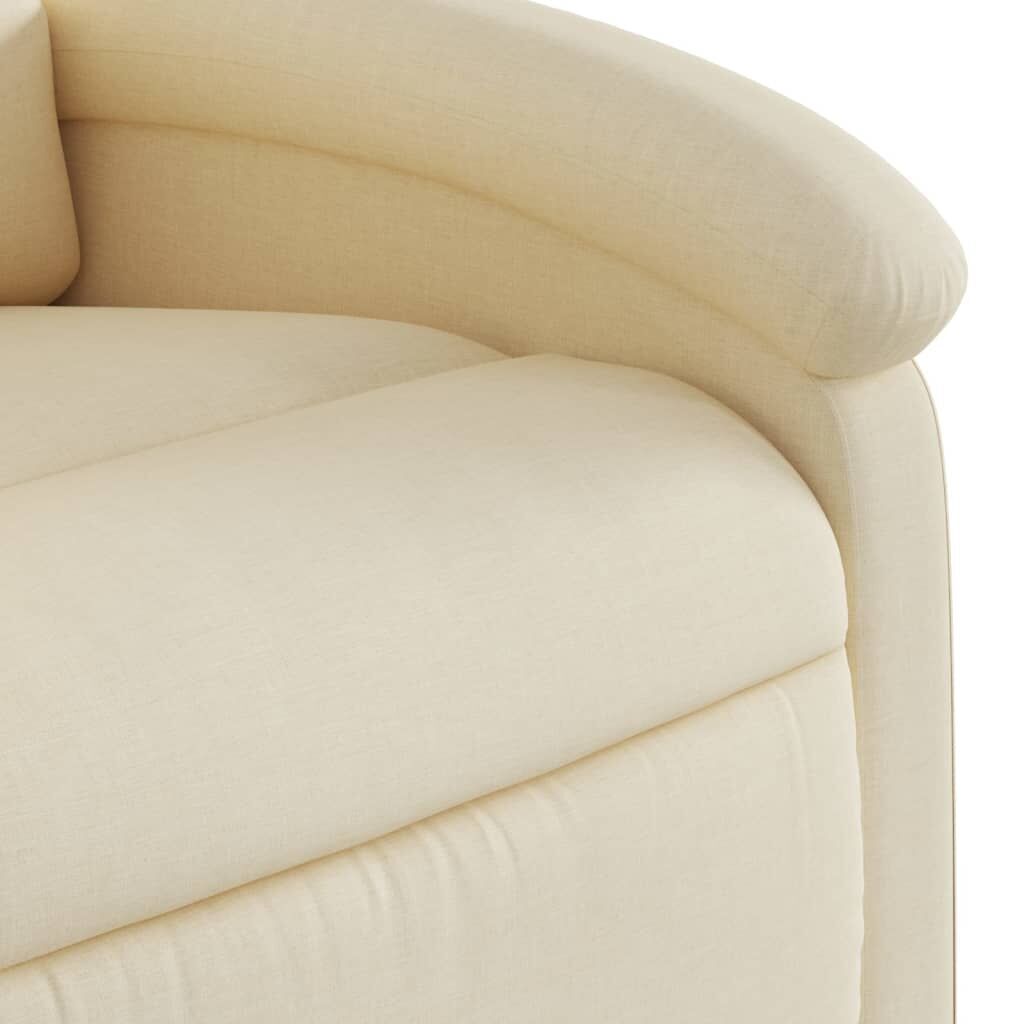 Massage Recliner Chair Cream Fabric Price