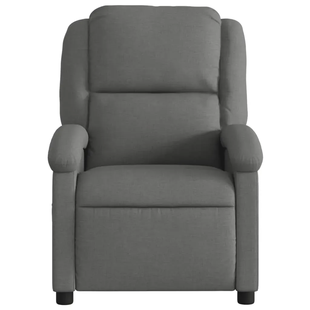 Electric Massage Recliner Chair Dark Grey Fabric Price