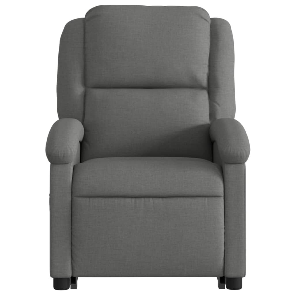 Stand up Recliner Chair Dark Grey Fabric Price