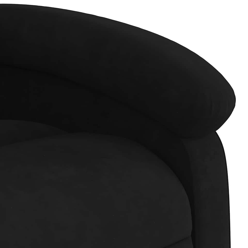 Massage Recliner Chair Black Velvet Price
