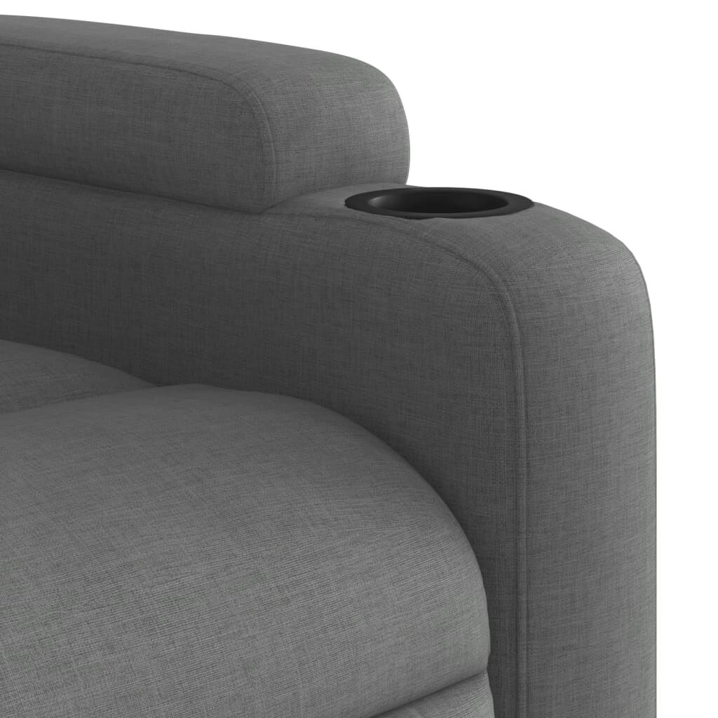 Recliner Chair Dark Grey Fabric Price
