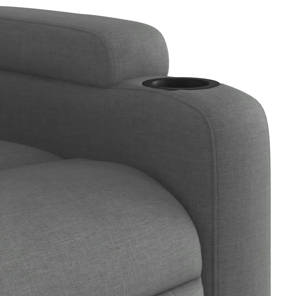 Recliner Chair Dark Grey Fabric Price