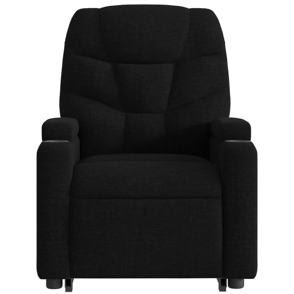 Stand up Recliner Chair Black Fabric Price