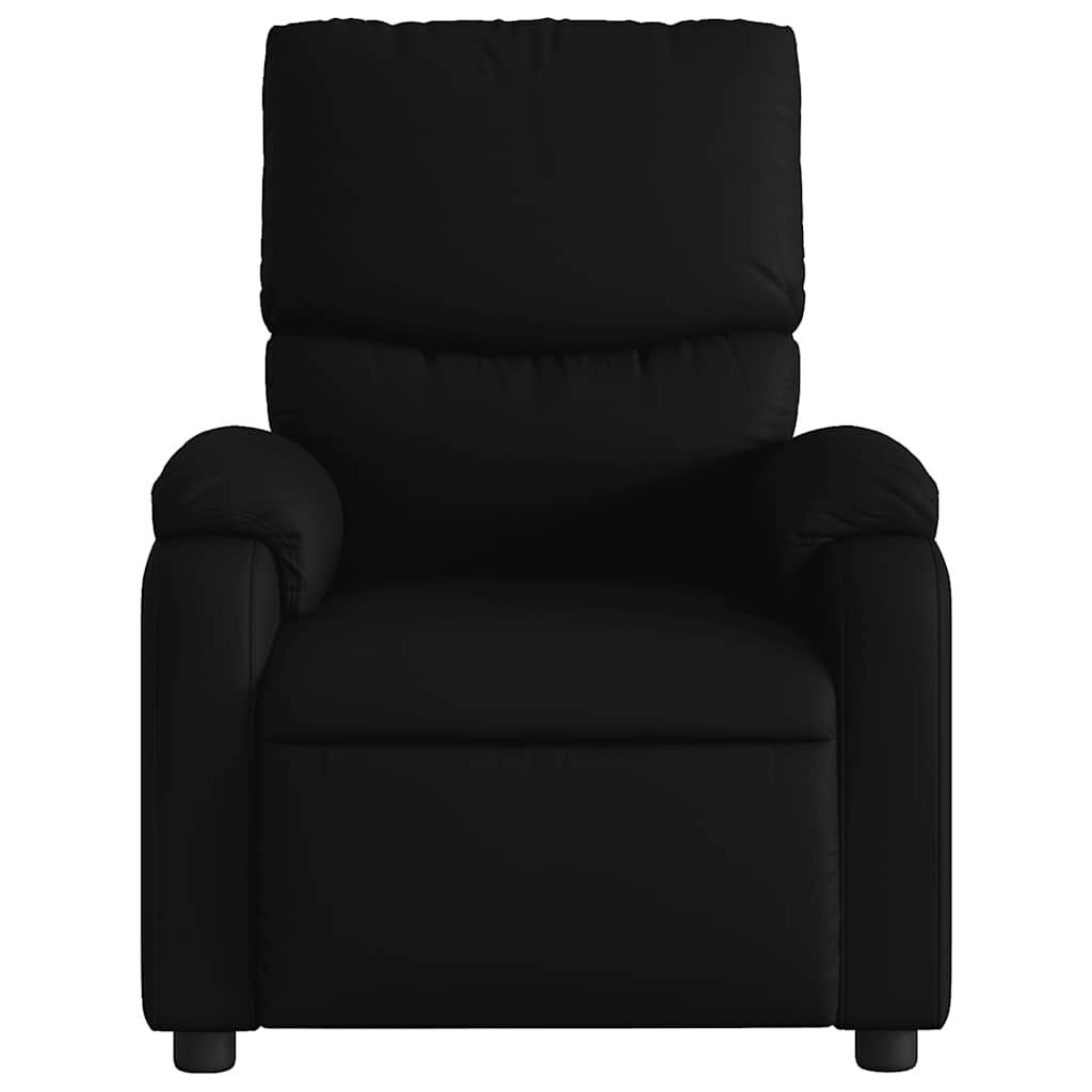 Electric Massage Recliner Chair Black Faux Leather Price