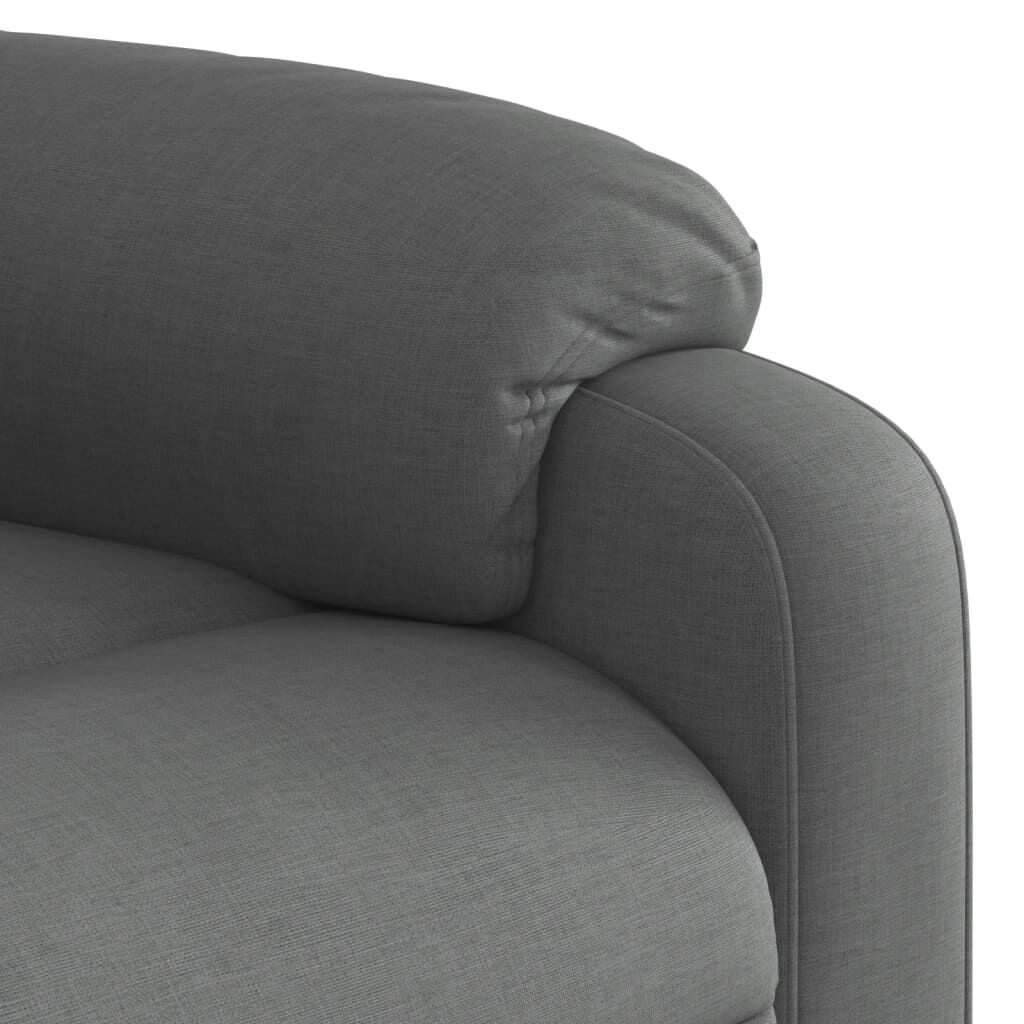 Recliner Chair Dark Grey Fabric Price