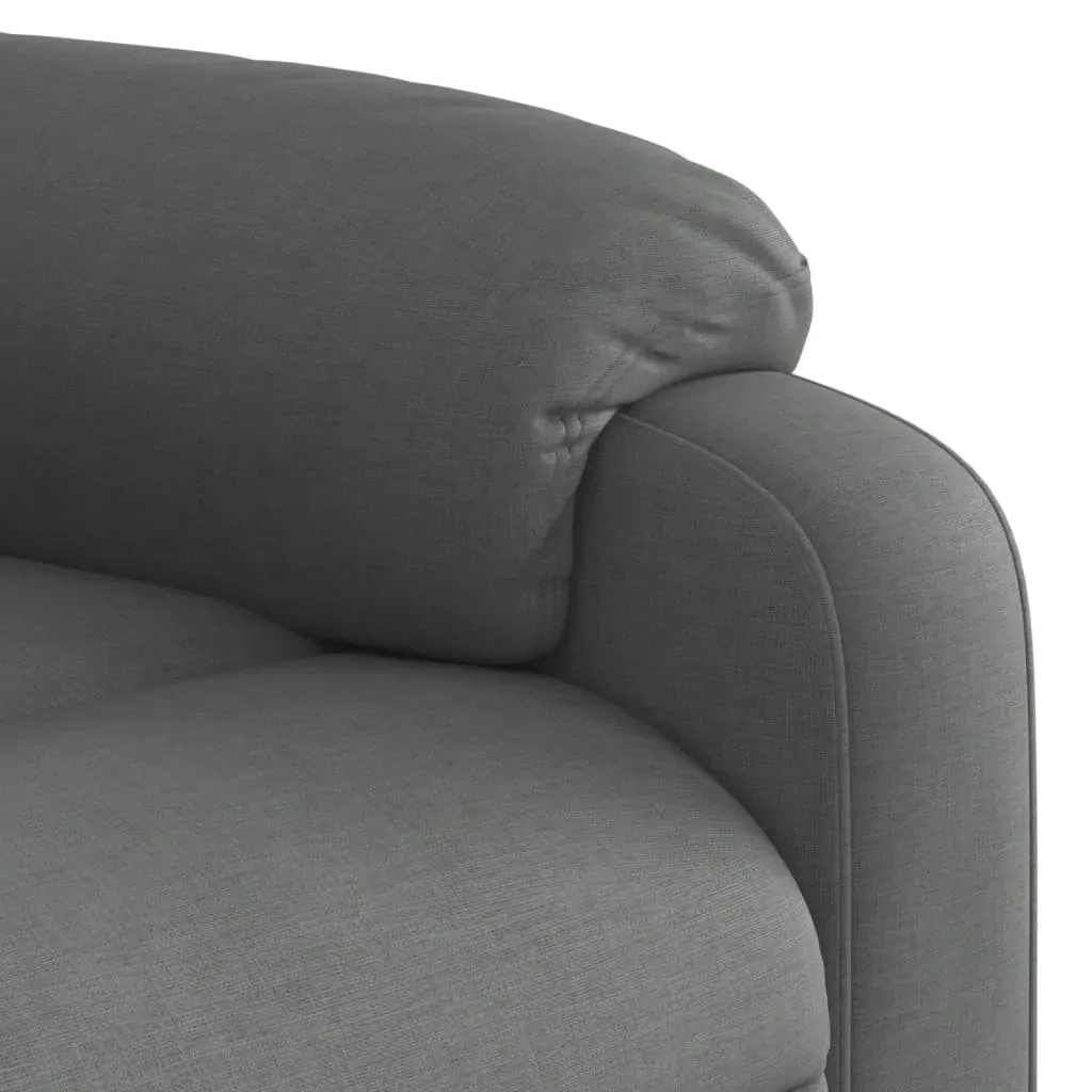 Recliner Chair Dark Grey Fabric Price