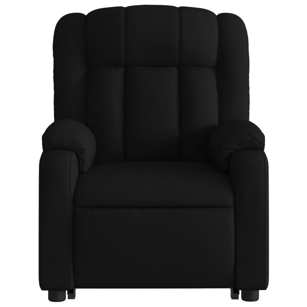 Electric Stand up Massage Recliner Chair Black Faux Leather Price