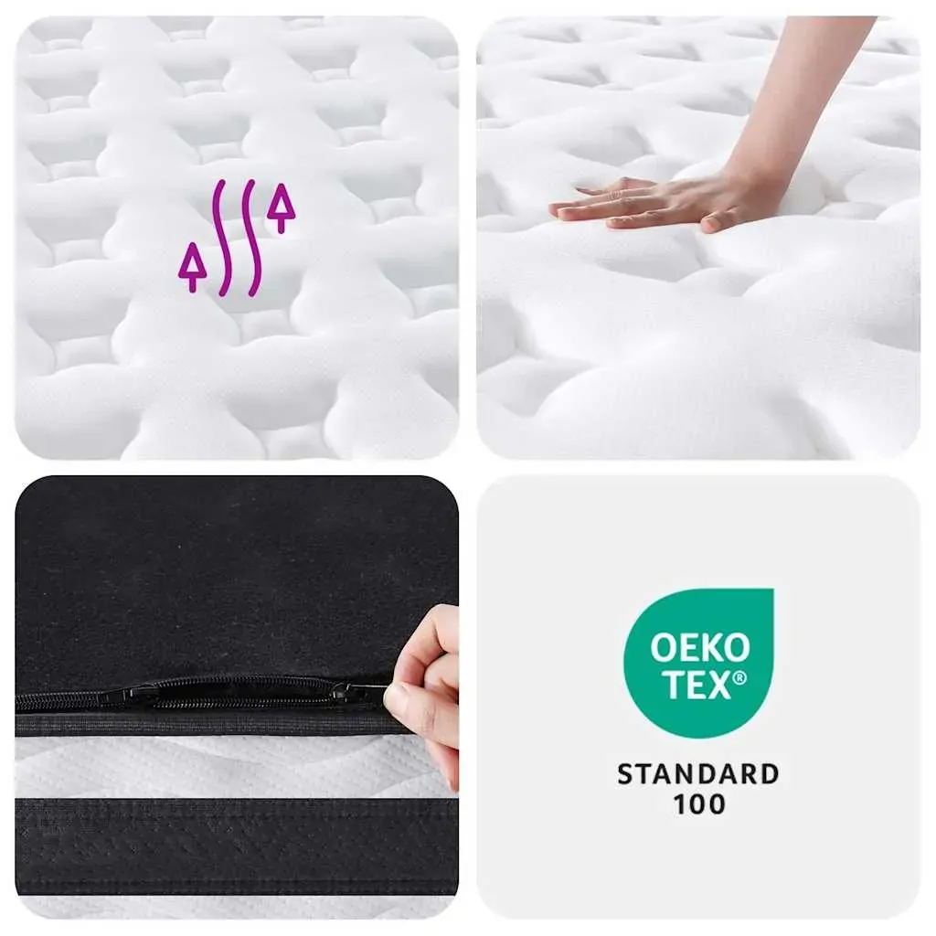 Pocket Spring Mattress Medium 183x203 cm King Size Price
