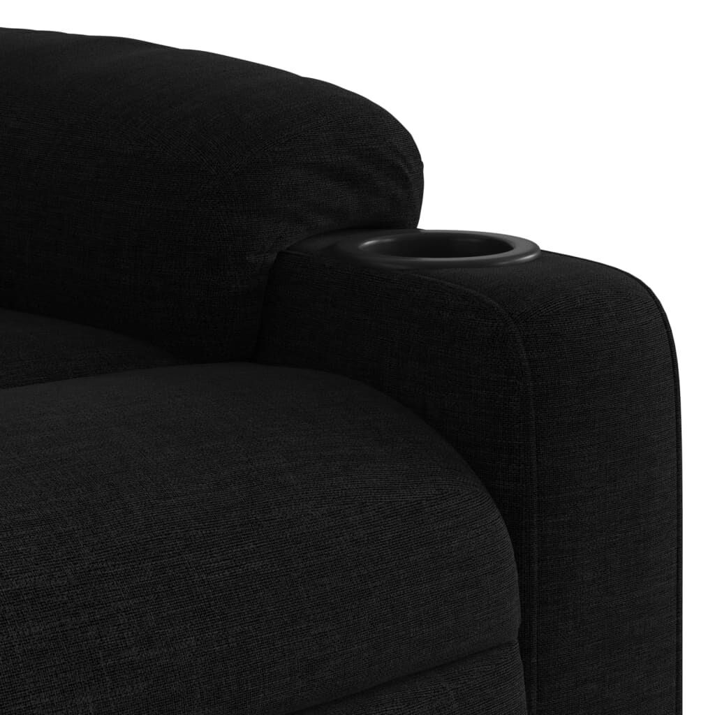 Massage Recliner Chair Black Fabric Price