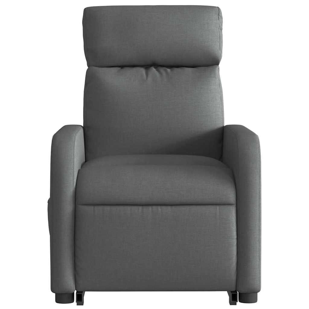Stand up Massage Recliner Chair Dark Grey Fabric Price