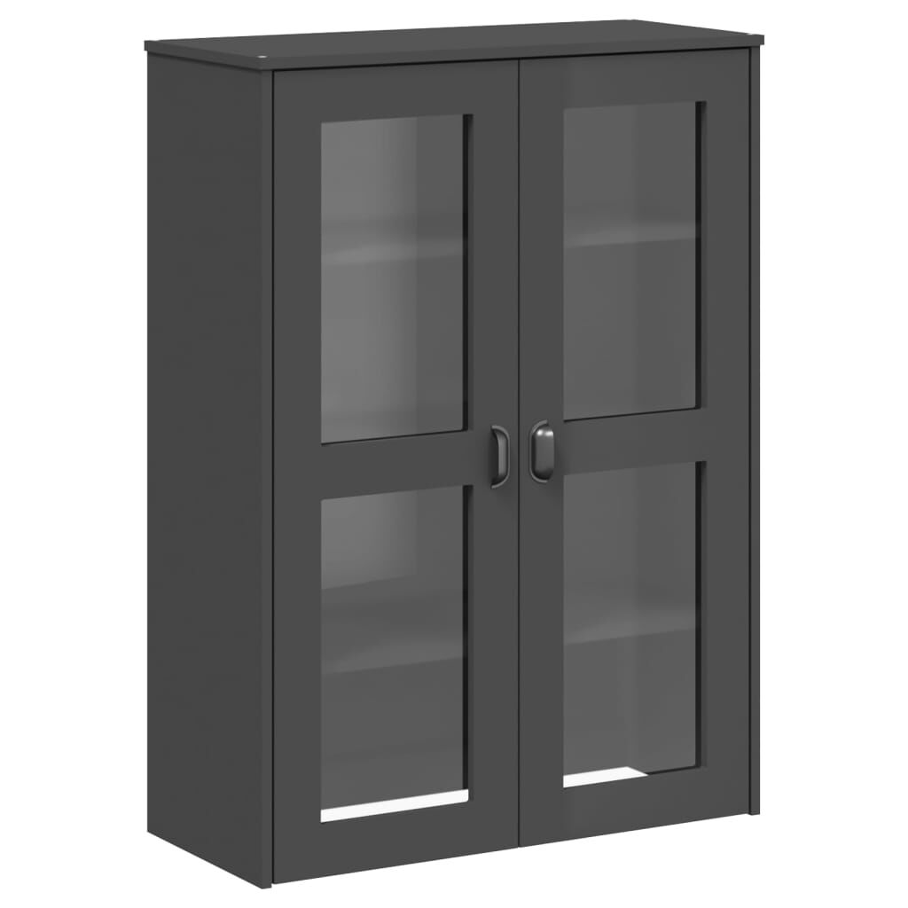 Highboard VIKEN Anthracite Grey 80x40x190 cm Solid Wood Pine Price
