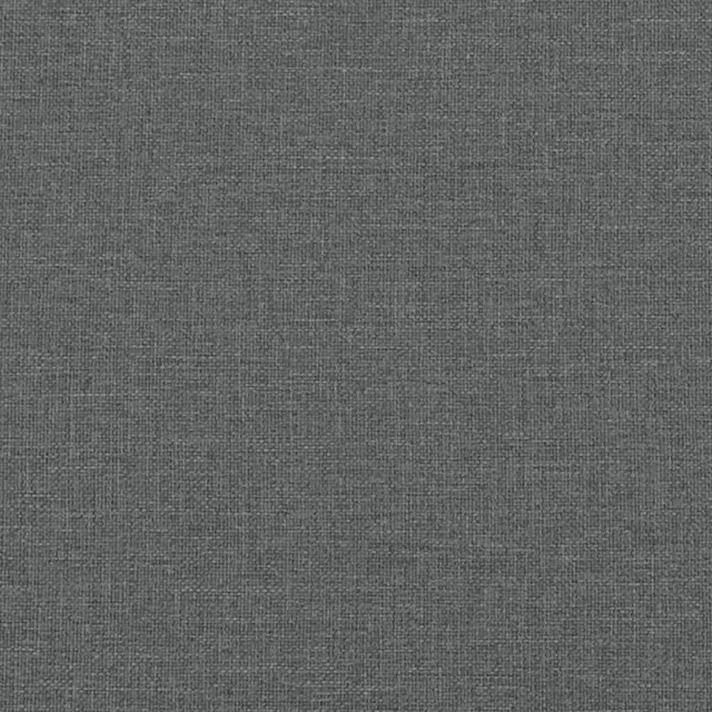 Bed Frame without Mattress Dark Grey 90x190 cm Fabric Price