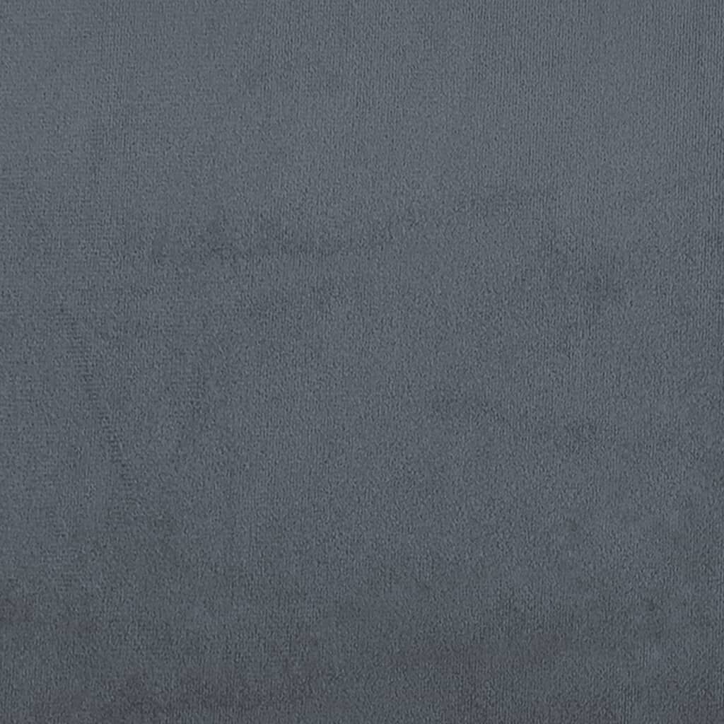 Bed Frame without Mattress Dark Grey 90x190 cm Velvet Price