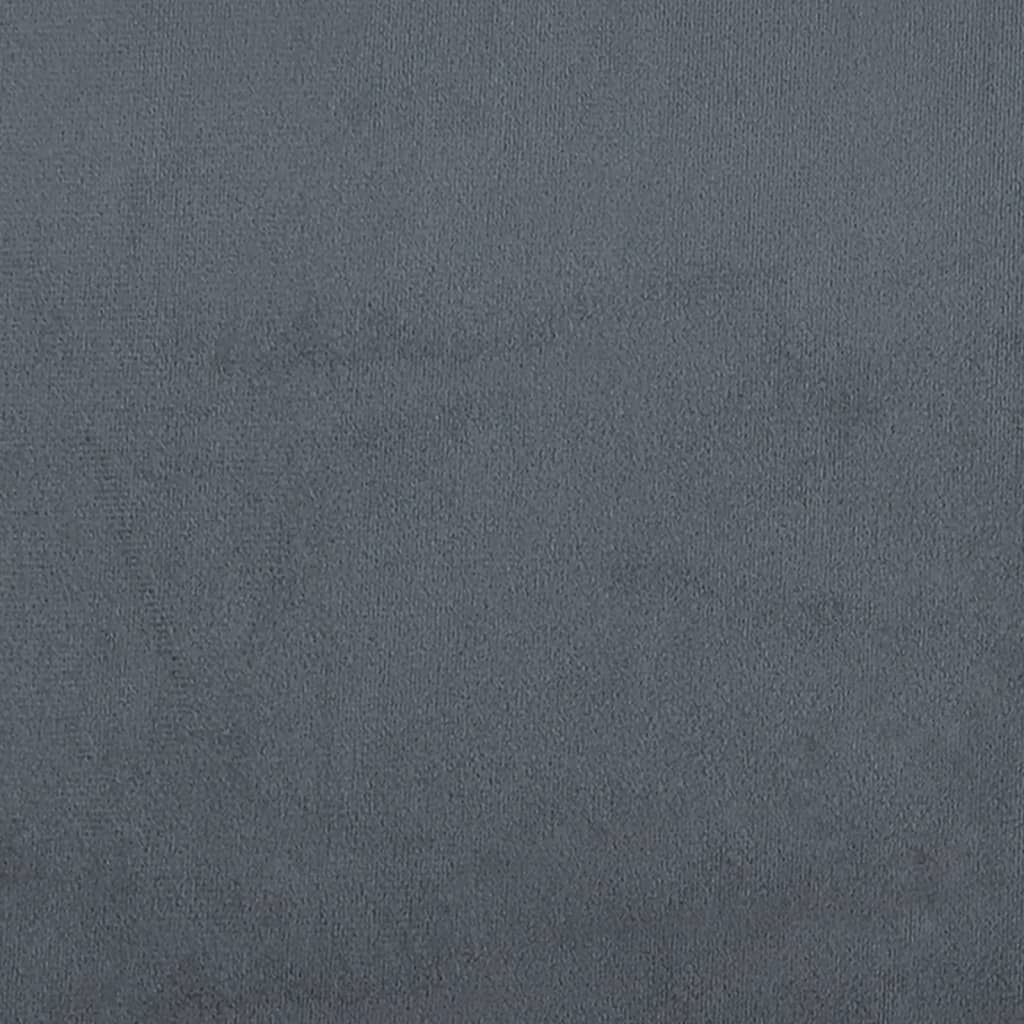 Bed Frame without Mattress Dark Grey 183x203 cm King Velvet Price