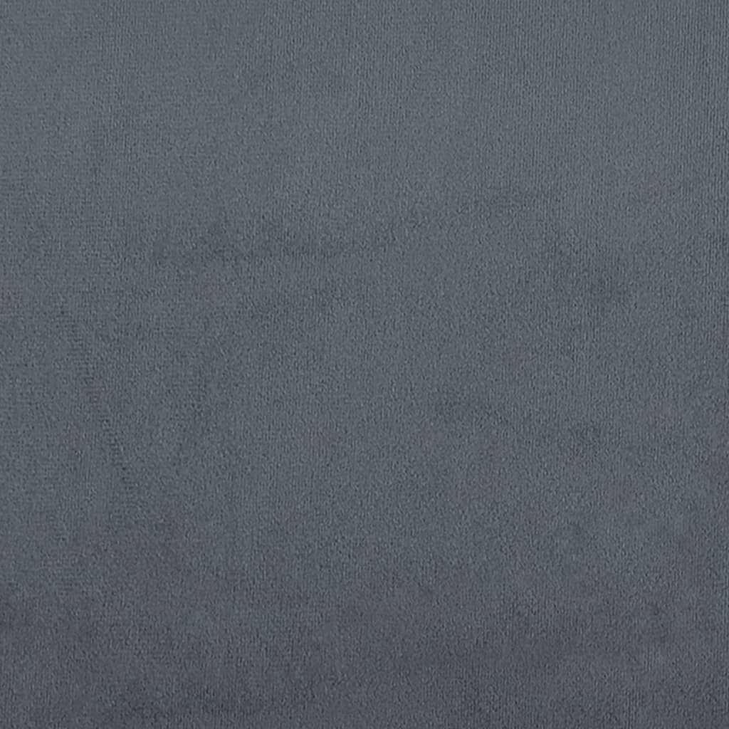 Headboard Cushion Dark Grey 90 cm Velvet Price