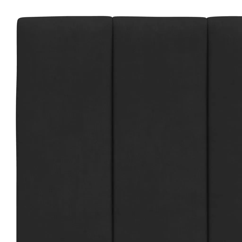 Headboard Cushion "Hanko" Black 90 cm Velvet Price