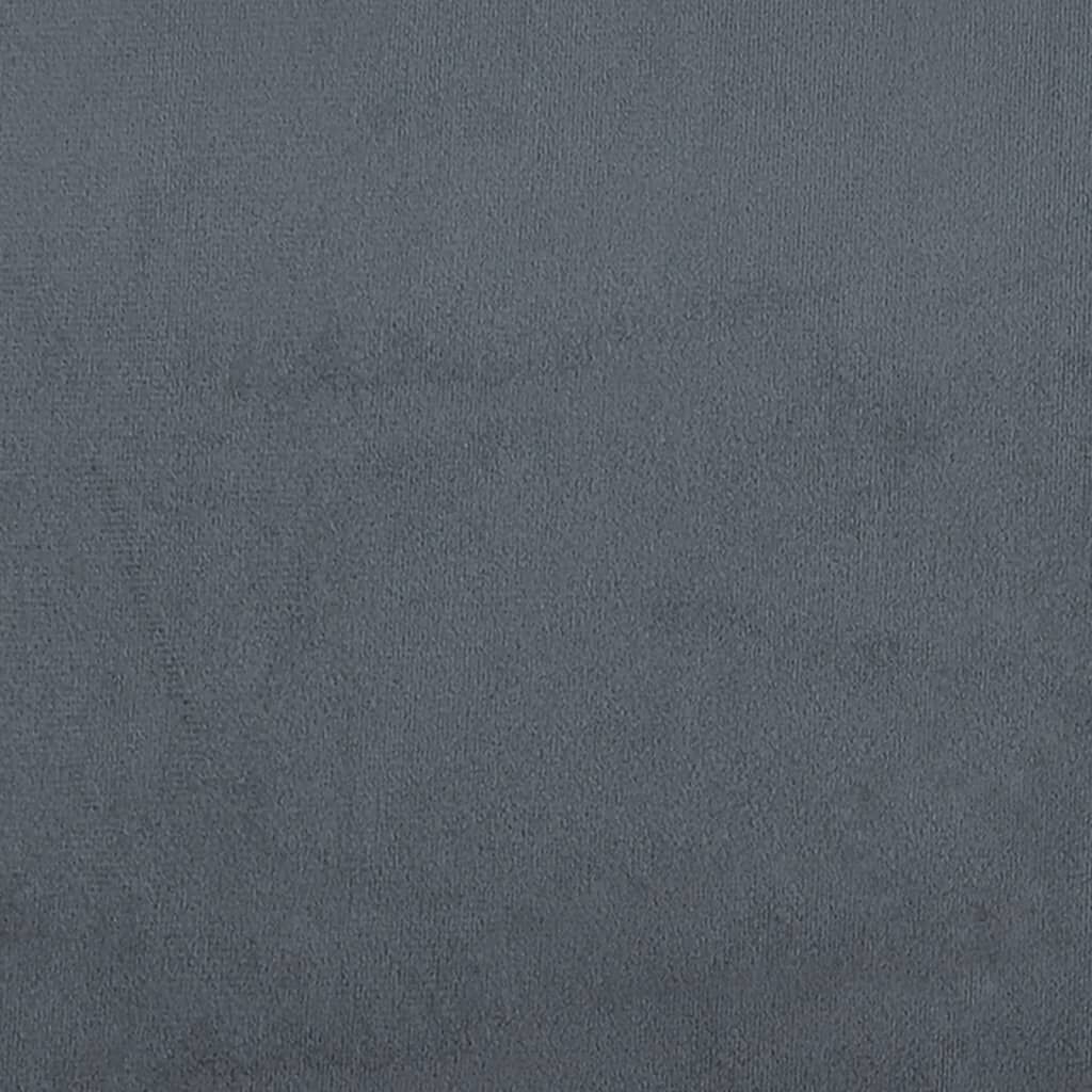 Headboard Cushion Dark Grey 90 cm Velvet Price