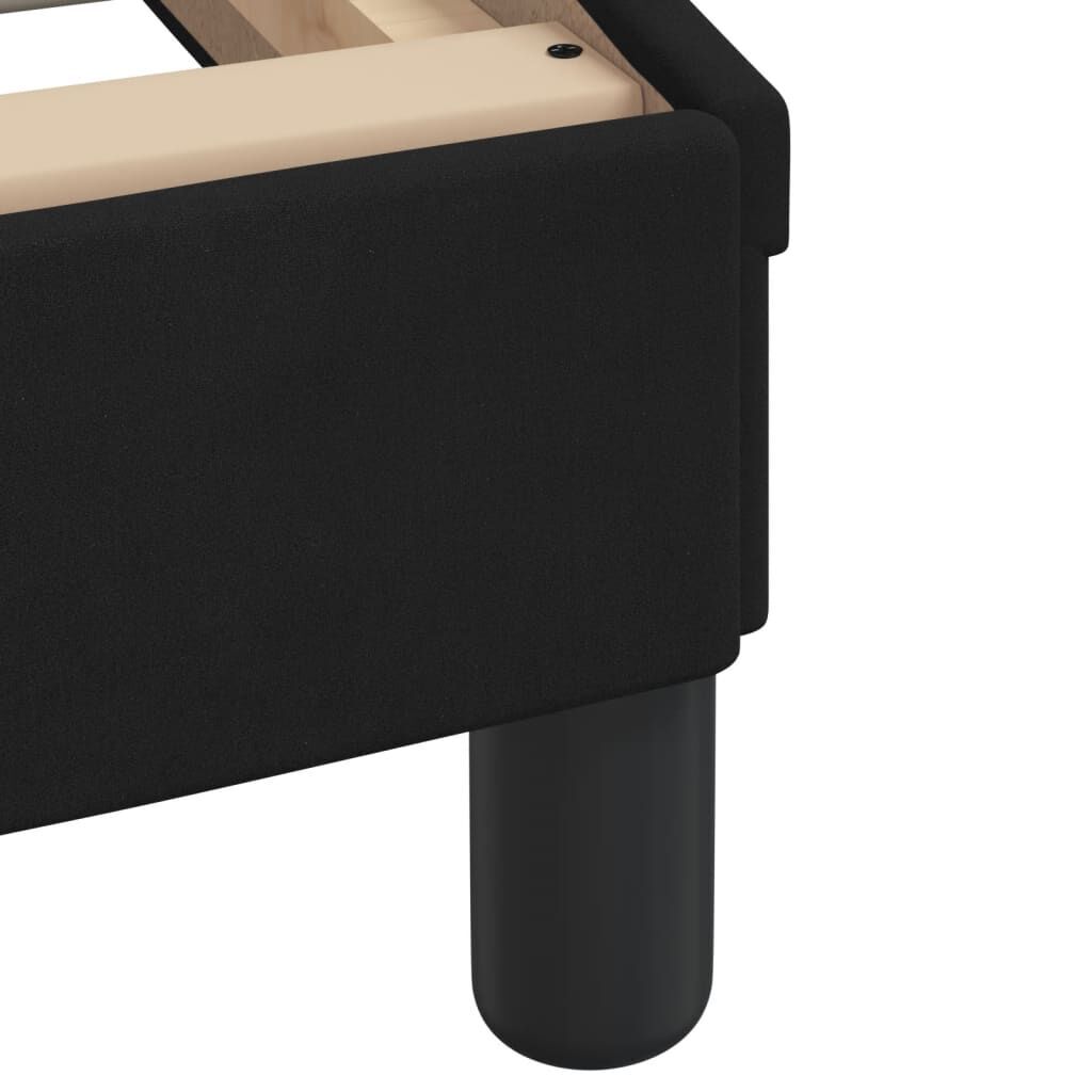 Bed Frame without Mattress Black 90x190 cm Velvet Price