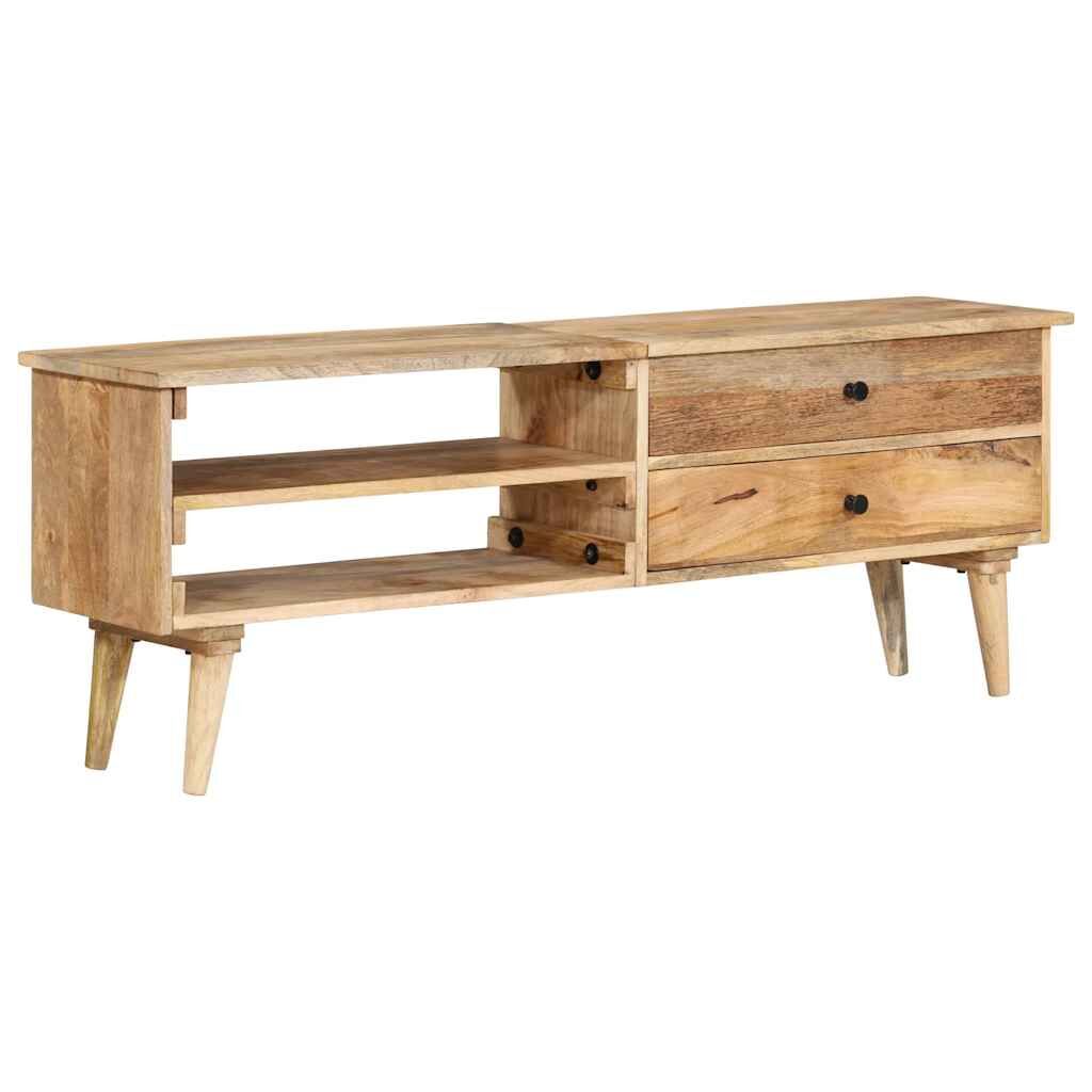 TV Cabinet 140x30x50 cm Solid Mango Wood Price