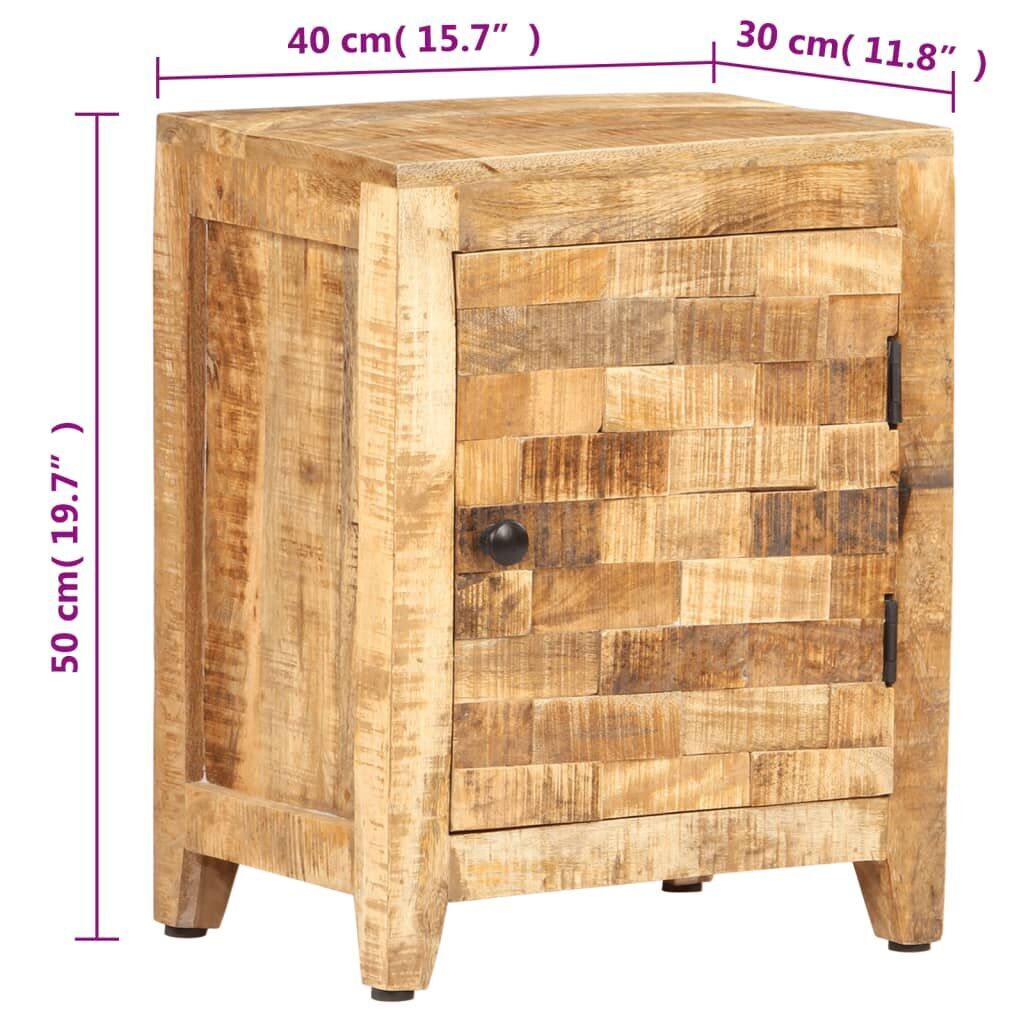 Bedside Cabinet 40x30x50 cm Solid Mango Wood Price