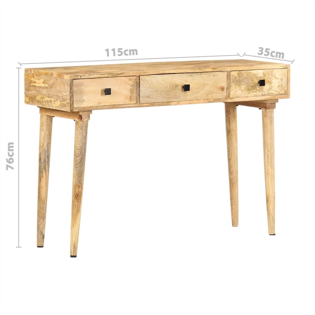Console Table 115x35x76 cm Solid Mango Wood Price