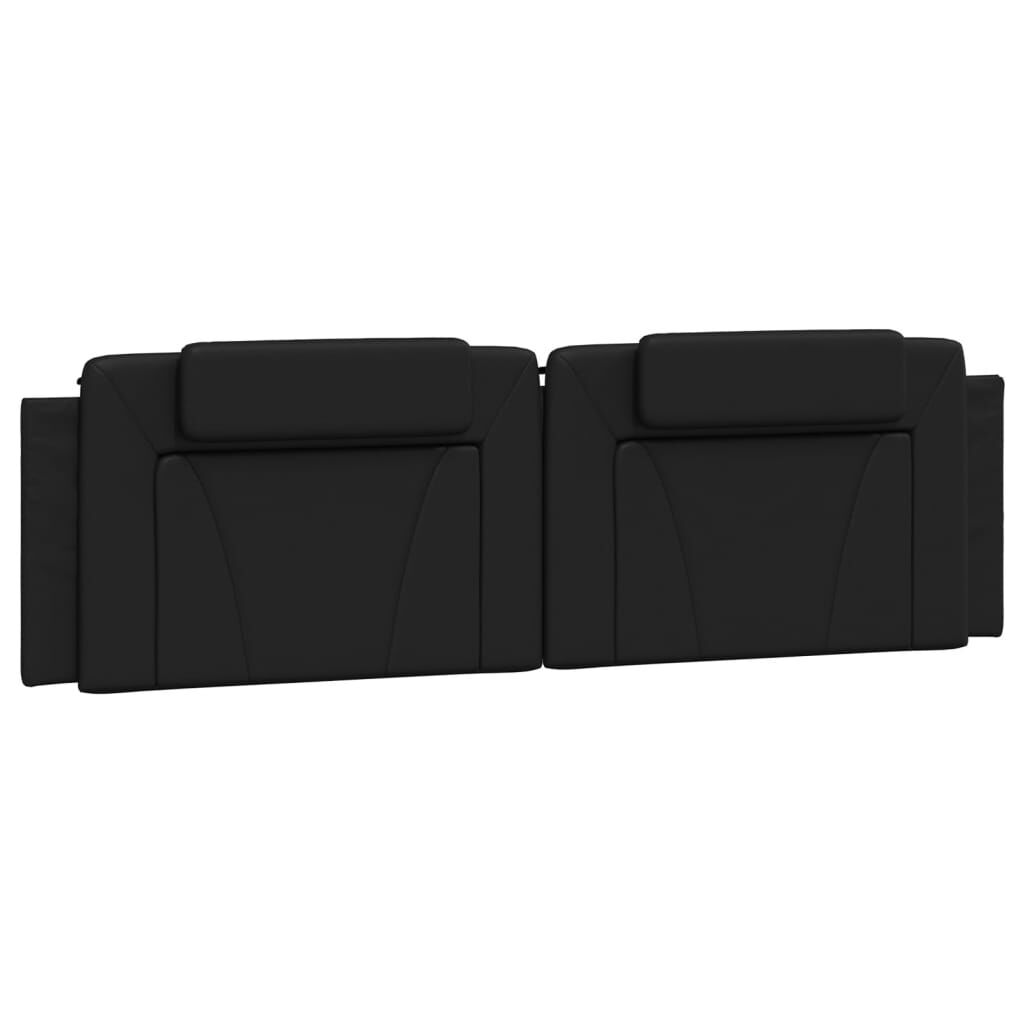 Bed Frame without Mattress Black 183x203 cm King Faux Leather Price