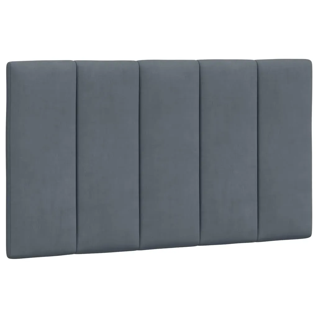 Bed Frame without Mattress "Hanko" Dark Grey 90x190 cm Velvet Price