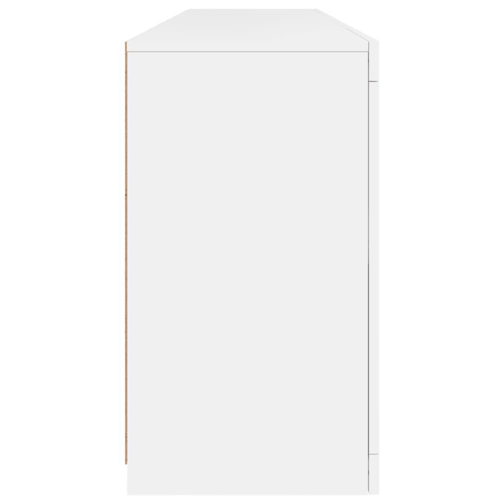Sideboard with LED Lights White 164x37x67 cm Price