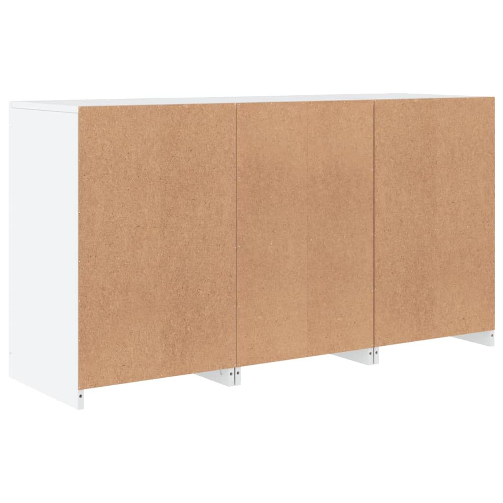 Sideboard with LED Lights White 123x37x67 cm Price