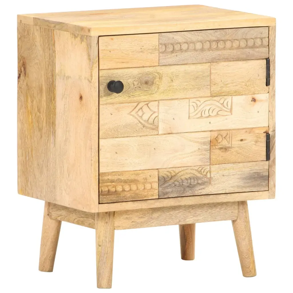 Bedside Cabinet 40x30x50 cm Solid Mango Wood Price