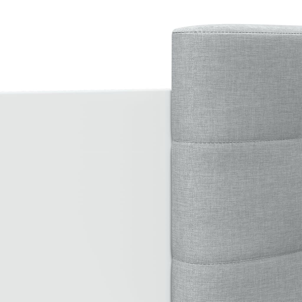 Bed Frame with LED without Mattress White 183x203 cm King Price