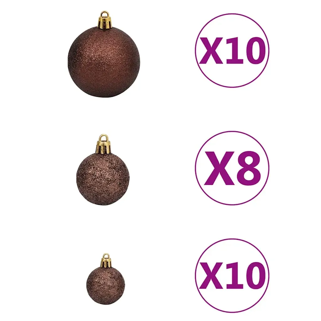 Slim Christmas Tree 300 LEDs & Ball Set 270 cm Price